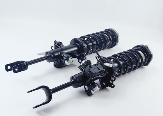 BMW 7 Series F02 F01 Pair Front Shock Strut Assys  With EDC 37116795925 37116796926